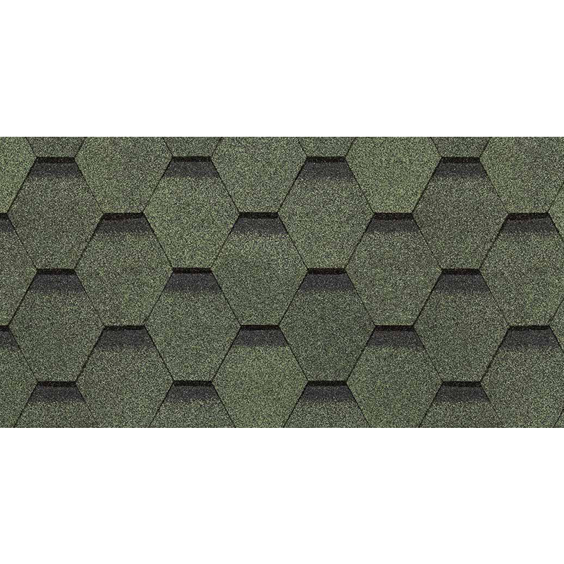 Гибкая черепица Docke PIE EUROPA Карат Зеленый 3 м²
