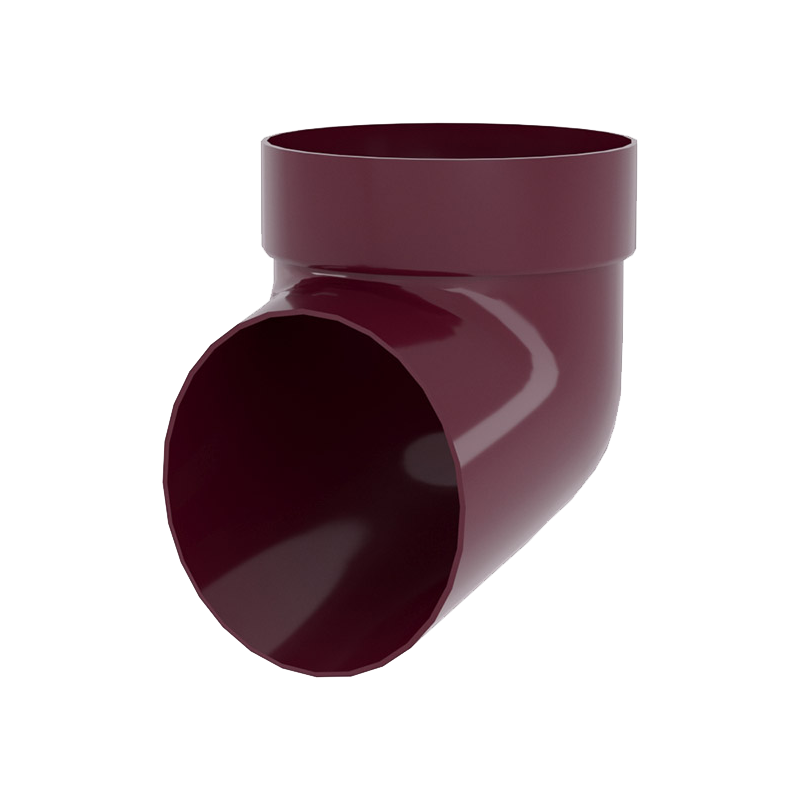 Колено сливное 72° Grand Line ПВХ Классика D87 Бордо RAL3005 в Санкт-Петербурге