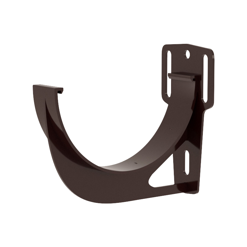 Кронштейн желоба компакт Grand Line ПВХ Классика D120 Коричневый RR32 в Санкт-Петербурге