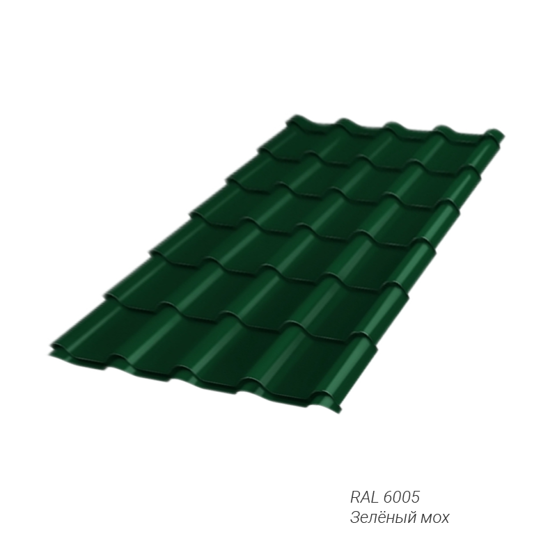 Металлочерепица Grand Line Kamea 0,5 мм покрытие Quarzit заказной цвет